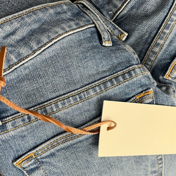 SLVRLAKE Straight Leg Jeans Size 24 Made In USA NWT Minimalist Quiet Luxury - Picture 8 of 13